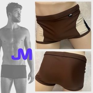 JM Square Cut Swim Briefs 36" waist Gently worn 80% nylon / 20% spandex